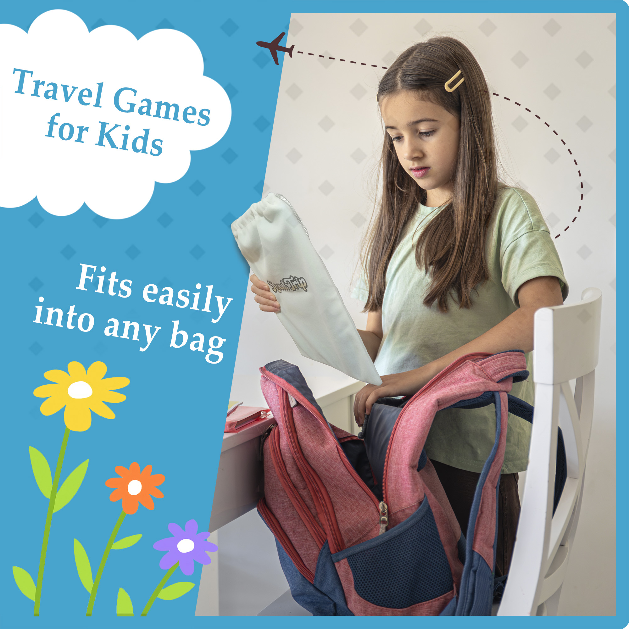 Reusable travel board games for families